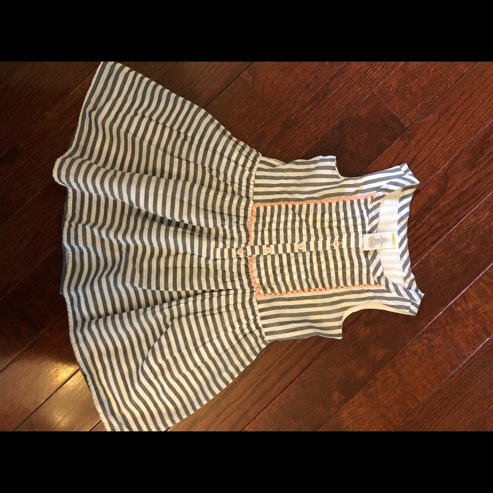 Gymboree striped dress toddler 4 like new